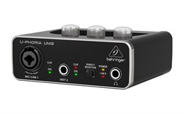 BEHRINGER UM2 - аудиоинтерфейс USB, 2 входа, 2 выхода, микр. предусилитель XENYX UM2