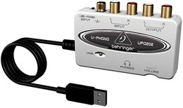BEHRINGER UFO202 - цифровой аудиоинтерфейс с предусилителем, для оцифровывания записи с ленты и вини UFO202