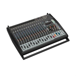 BEHRINGER PMP6000 - микшер-усилит,2х800 Вт,12 моно/4 стер,эквалайзер,эффекты,подавитель обр.связи PMP6000