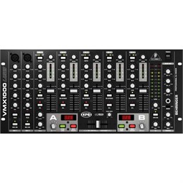 BEHRINGER VMX1000USB - микшер для DJ, 7-канальный,встроенный USB-интерфейс, МАС, РС, микр.предусил. VMX1000USB
