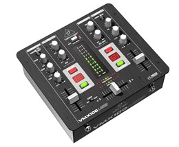 BEHRINGER VMX100USB - микшер для DJ, 2-канальный,Встроенный USB-интерфейс, МАС, РС VMX100USB