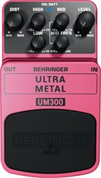 BEHRINGER UM300 - педаль эффектов 'Ультра Метал'- дисторшн UM300