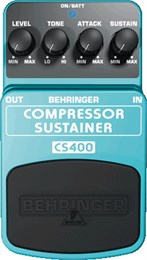 BEHRINGER CS400 - педаль эффектов (компрессор) для гитар, бас-гитар и клавиш CS400
