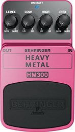 BEHRINGER HM300 - педаль эффектов 'Хэви Метал'-дисторшн HM300