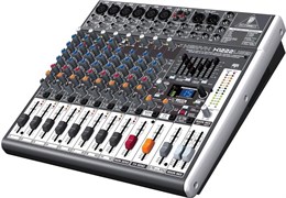 BEHRINGER X1222USB - микшер,4моно,4стер.,6 мик.предусил,2 AUX-шины,процессор эффектов, USB,эквалайзе X1222USB