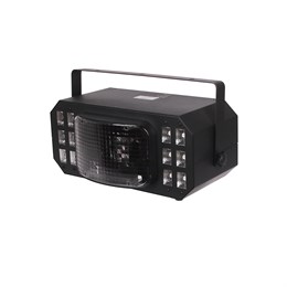 INVOLIGHT VENTUS III - светодиодный световой эффект 3в1, 2х 10Вт RGBW, 12х 4Вт WU 2в1, ИК-ДУ, DMX-51 VENTUS III