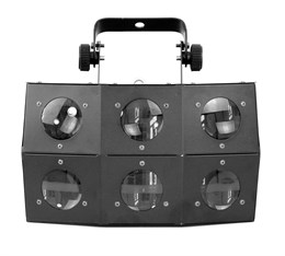 INVOLIGHT OB200 - светодиодный многолучевой световой эффект, 6 линз, 18х 3Вт RGB, DMX-512, авто режи OB200