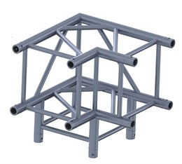 INVOLIGHT ISX29-C08 - угловой модуль для 3-х ферм, квадрат, 290х500 (Т-образный) вертик. ISX29-C08