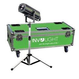 INVOLIGHT LEDFS350 - светодиодный прожектор следящего света в кейсе, 350 Вт, DMX512, 6 цветов + CTO LEDFS350