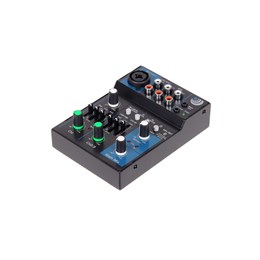 INVOTONE MiX .3BT - микшерный пульт, 1 микрофонный вход, стереопара RCA, двухполосный эквалайзер MiX .3BT