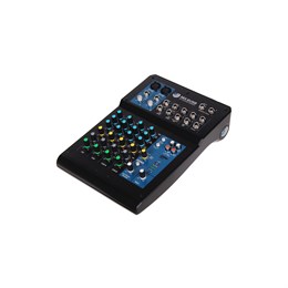 INVOTONE MiX .6USB - микшерный пульт, 2 моно входа, 4 стерео входа, TRS jack, 3-полосный эквалайзер, MiX .6USB