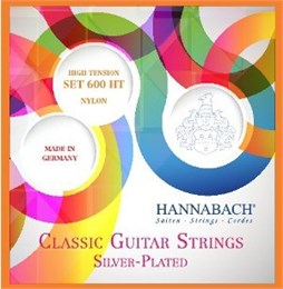 Hannabach 600HT Silver-Plated Orange Комплект струн для классической гитары, сильное натяжение 600HT