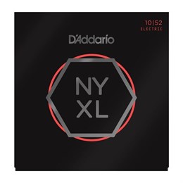 D'addario NYXL1052 NYXL Комплект струн для электрогитары, никелирован, L. Top/Heavy Bottom, 10-52 NYXL1052