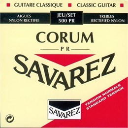 Savarez 500PR Corum Комплект струн для классической гитары, норм.натяжение, посеребренные 500PR