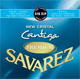 Savarez 510CJP New Cristal Cantiga Premium Комплект струн для классической гитары, сильное натяж. 510CJP