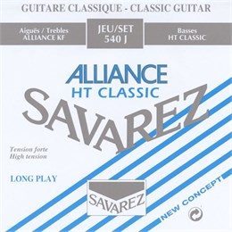 Savarez 540J Alliance HT Classic Комплект струн для классической гитары, сильное натяжение, посереб 540J