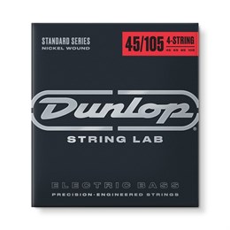 Dunlop DBN45105 Комплект струн для бас-гитары, никелированные, Medium Light, 45-105 DBN45105