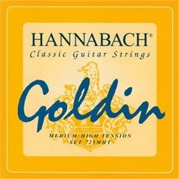 Hannabach 725MHT GOLDIN Комплект струн для классической гитары, карбон/голдин 725MHT