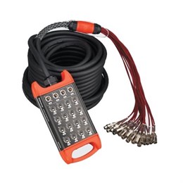 Soundking BCB405-50m Сценическая коммутационная коробка 20хXLR входов + 4хXLR выхода, 50м BCB405-50m