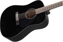 FENDER CD-60 Black акустическая гитара, дредноут, 6 струн, чёрный CD-60 Black
