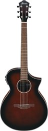 IBANEZ AEWC11-DVS электроакустическая гитара с вырезом, цвет - тёмный санбёрст AEWC11-DVS