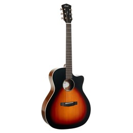 Cort CORE-GA-FKoa-W/B-LBSG Core Series Электро-акустическая гитара, с чехлом, санберст CORE-GA-FKoa-W/B-LBSG