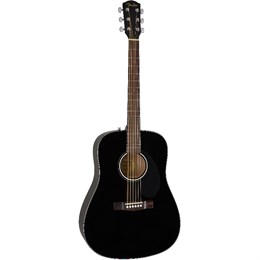 FENDER CD-60S Black акустическая гитара, дредноут, 6 струн, чёрный CD-60S Black-1