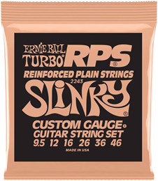 ERNIE BALL 2243 RPS Nickel Wound Slinky Turbo 9.5-46 - Струны для электрогитары P02243