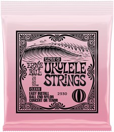 ERNIE BALL 2330 Ball end Clear Nylon Wound G - Струны для укулеле P02330