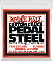 ERNIE BALL 2502 Nickel Wound E9 Tuning 13-38 - Струны для педальной 10-струнной слайд-гитары P02502