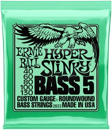 ERNIE BALL 2822 Nickel Wound Slinky Hyper 40-130 - Струны для бас-гитары 5 струнной P02822