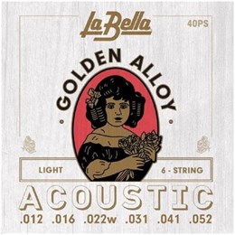 LA BELLA 40 PS - Струны для акустической гитары 40PS