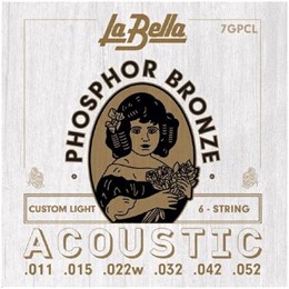 LA BELLA 7 GPCL - Струны для акустической гитары 7GPCL