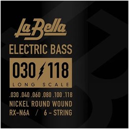 LA BELLA RX N6A - Струны для бас-гитары 6 струнной RX-N6A