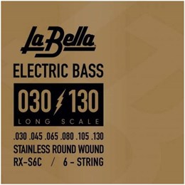 LA BELLA RX S6C - Струны для бас-гитары 6 струнной RX-S6C
