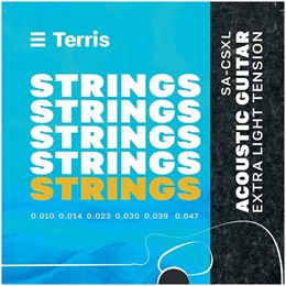 TERRIS SA-CSXL - Струны для акустической гитары SA-CSXL