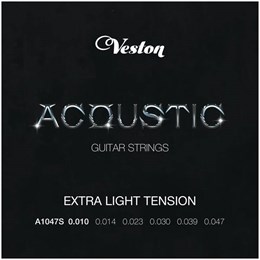 VESTON A1047 S - Струны для акустической гитары A1047S