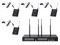 RWS-4BLV Беспроводная микрофонная система, 4 петличных микрофона, LAudio RWS-4BLV - фото 21134