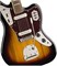 FENDER SQUIER Classic Vibe 70s Jaguar LRL 3-Tone Sunburst Электрогитара Classic Vibe 70s Jaguar LRL 3-Tone Sunburst