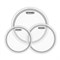 Evans ETP-EC2SCTD-S EC2 Standard Набор пластика для том барабана, с покрытием 12"/13"/16" ETP-EC2SCTD-S