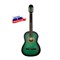 K-Green Гитара классическая, зеленая, Кунгурская Акустика K-Green - фото 31478