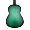Кунгурская Акустика K-Green Гитара классическая, зеленая K-Green