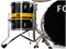 Foix LH-21H25 Барабанная установка, черная/желтая LH-21H25