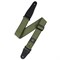 SQOE JTBD-0613 ремень для акустической гитары зелёный JTBD-0613 - фото 37142