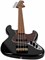 JET JJB-300 BK бас-гитара Jazz Bass, корпус печеный тополь, гриф и накладка печеный клен, цвет черны JJB-300 BK