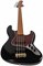 JET JJB-300 BK бас-гитара Jazz Bass, корпус печеный тополь, гриф и накладка печеный клен, цвет черны JJB-300 BK