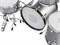 Ldrums LD-2218-64-03 Барабанная установка, Черный дождь LD-2218-64-03
