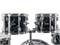 Ldrums LD-2220-64-04 Барабанная установка, Черный мрамор LD-2220-64-04