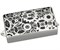 DiMarzio DP263F Dark Matter Bridge звукосниматель F-Spaced, хамбакер, крышка рисунок SteveVai clock DP263F