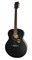 Cort CJ-MEDX-BKS CJ Series Электро-акустическая гитара, черная CJ-MEDX-BKS